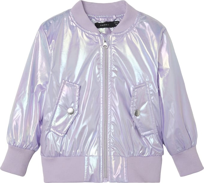 NAME IT NMFMOVIE BOMBER JACKET FOIL Meisjes Jas - Orchid Bloom - Maat 92