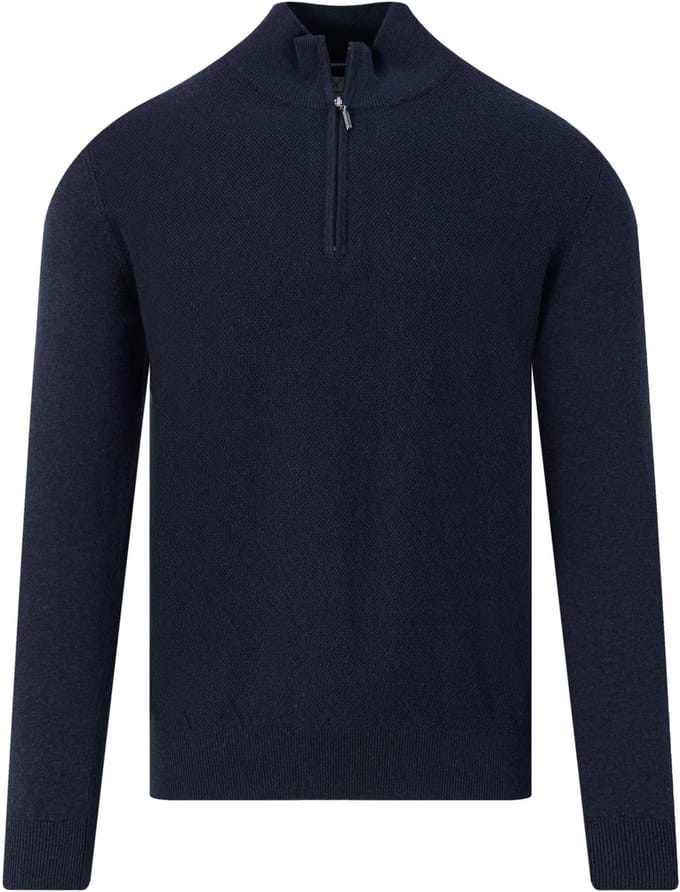 The BLUEPRINT Premium Schipperstrui Donkerblauw Heren