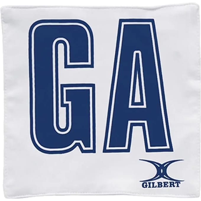 Gilbert Netball Patch Pro Bibs - One Size - Wit / Navy