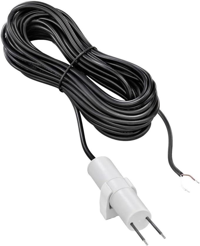 Watersensor - Waterdetector Lekdetector - Wateroverlast Voorkomen - Draadloze Verbinding - 30 meter - Wit