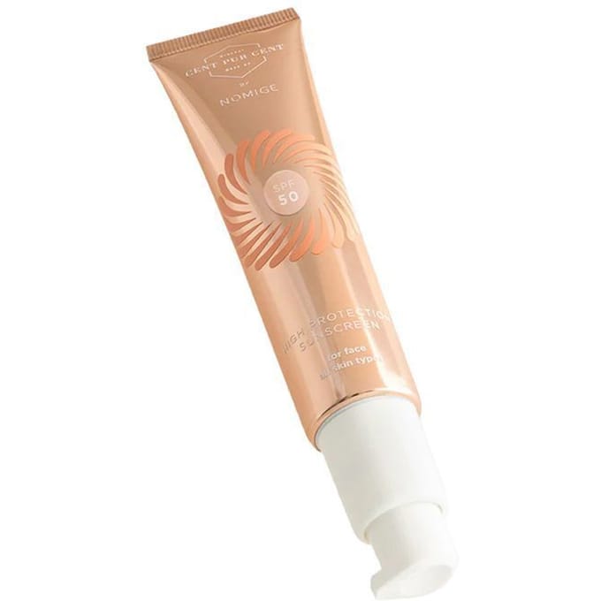Cent Pur Cent High Protection Sunscreen for Face by Nomige - SPF 50 - minerale zonnebescherming