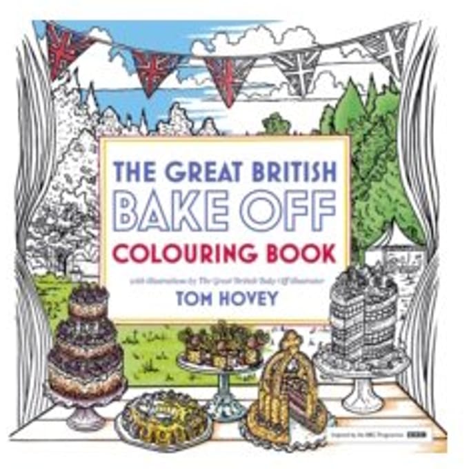 Great british bake off colouring book : with illustrations from the series