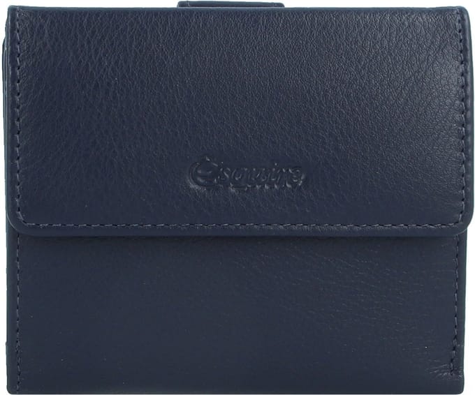 Esquire Viktoria Portemonnee RFID 10 cm - Dames - Horizontaal - navy