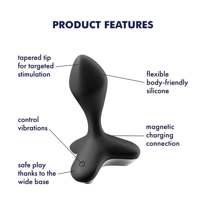 Satisfyer, anaal plug, Satisfyer 'Game Changer', gemaakt van siliconen, waterdicht