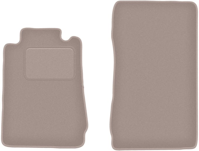 Beige velours matten voor: Mercedes SLK R170 cabrio (1996-2004)
