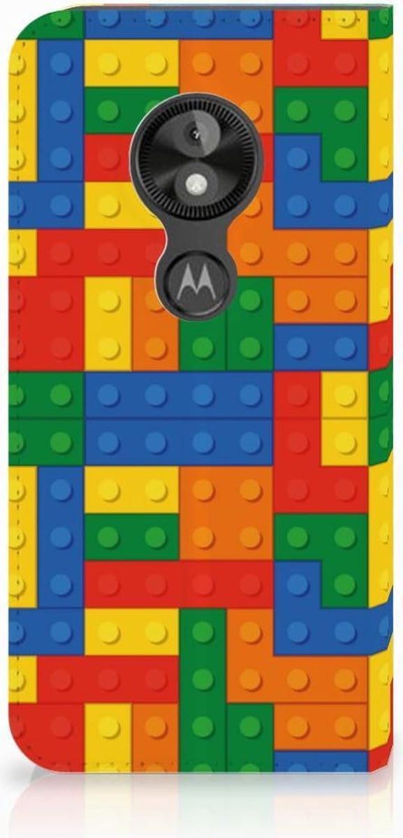Motorola Moto E5 Play Hoesje met Magneet Blokken
