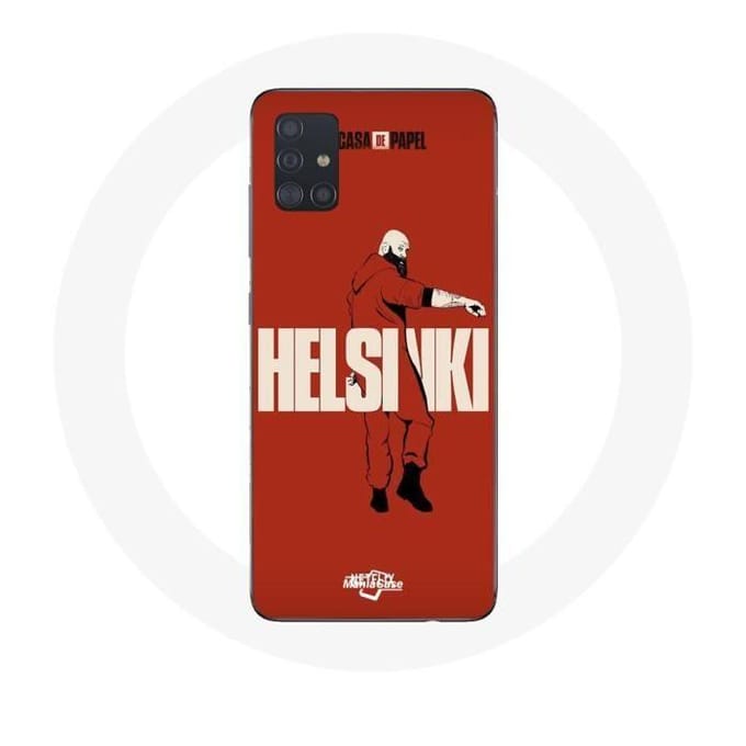 Coque - MANIACASE - La Casa De Papel Helsinki - Rouge - Souple - Protection chocs et rayures