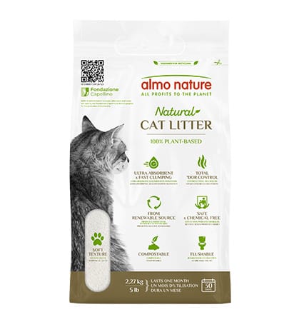 Almo Nature Klontvormend en Milieuvriendelijk - Kattenbakvulling - 2,27 kg