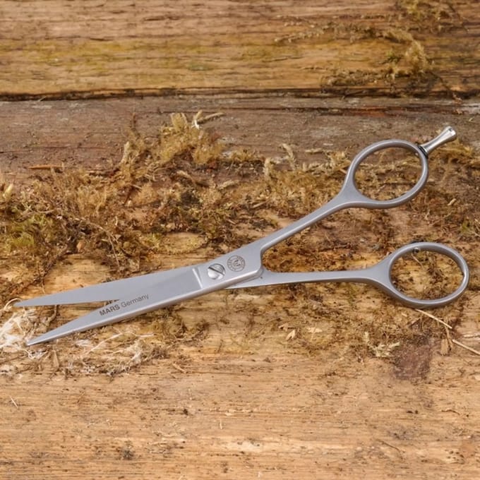 Mars Coat-King Professionele trimschaar – roestvrij staal – micro-vertanding – 14,5 cm
