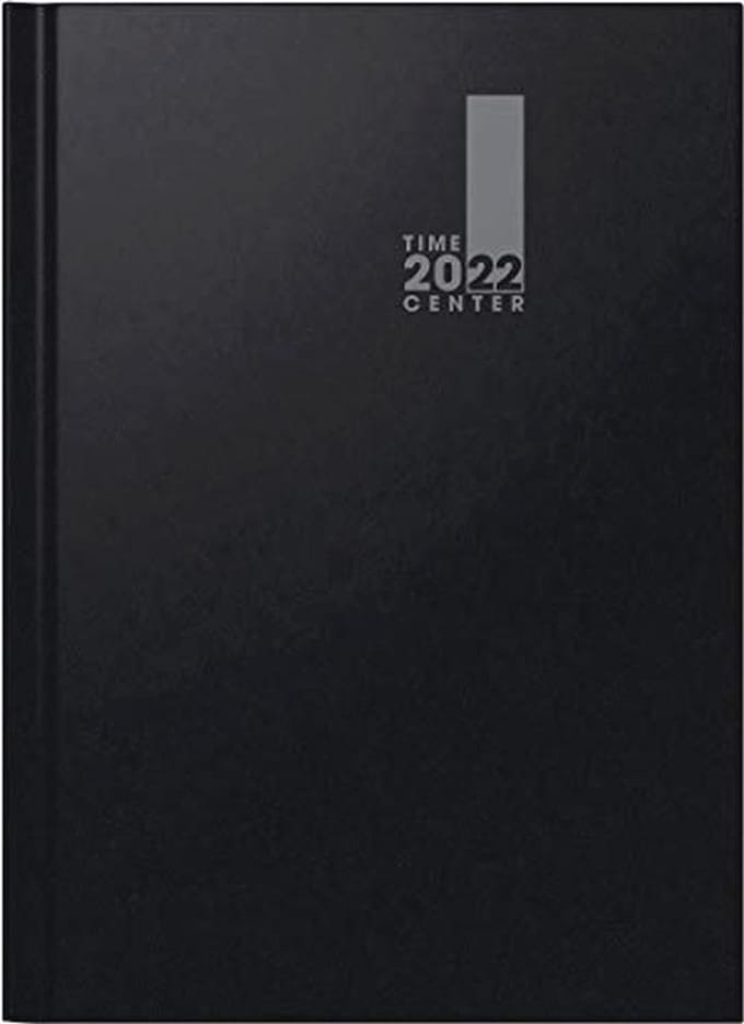Maandkalender 2022 A4 Formaat 2 Pagina's per Maand Zwart