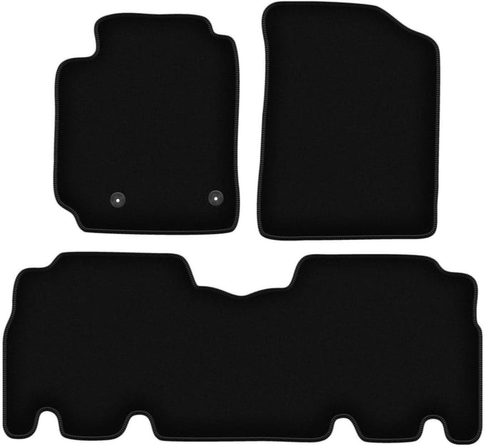 BASIC zwarte velours matten voor: Toyota Yaris Verso minivan (1999-2005)