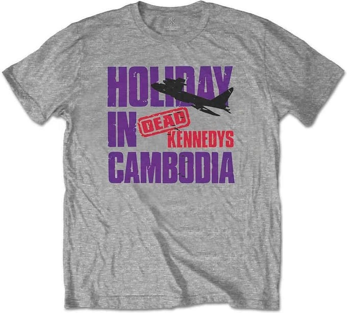 Dead Kennedys - Holiday Plane Heren T-shirt - M - Grijs