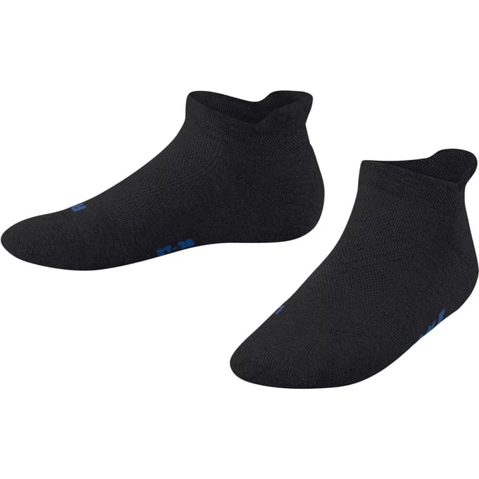 FALKE Cool Kick lichte padding functioneel materiaal Korte sokken kinderen zwart - maat 35-38