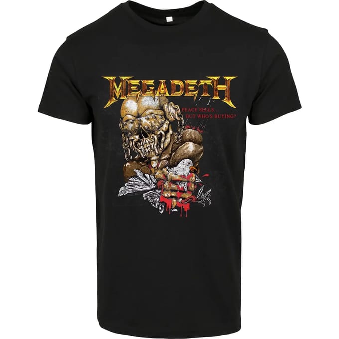 Urban Classics Heren Tshirt -S- Peace Sells But Who´s Buying Zwart