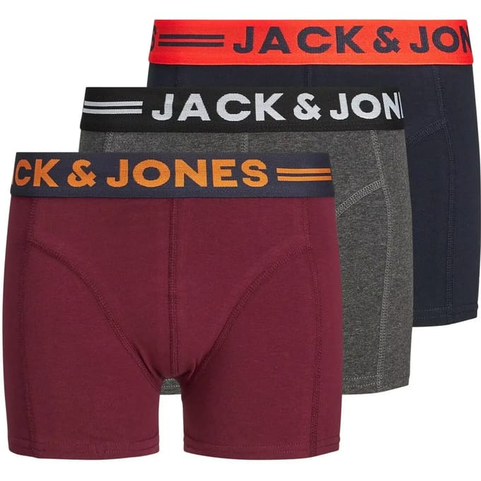 JACK&JONES JUNIOR JACLICHFIELD 3 Pack Jongens Onderbroek