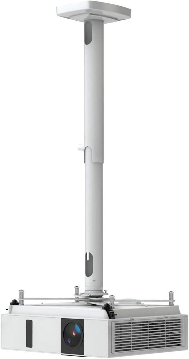 Projector Plafondbeugel - Beamer Bevestiging - Film Kijken - Verstelbare Hoek - 610 cm - Wit