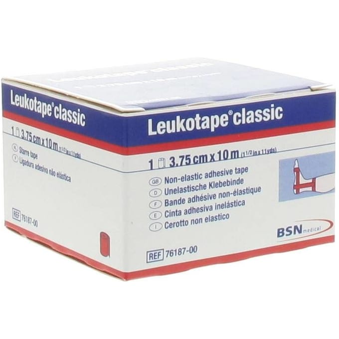 Leukotape® Classic 10 m x 3,75cm Rood 09317-00 1 Verband