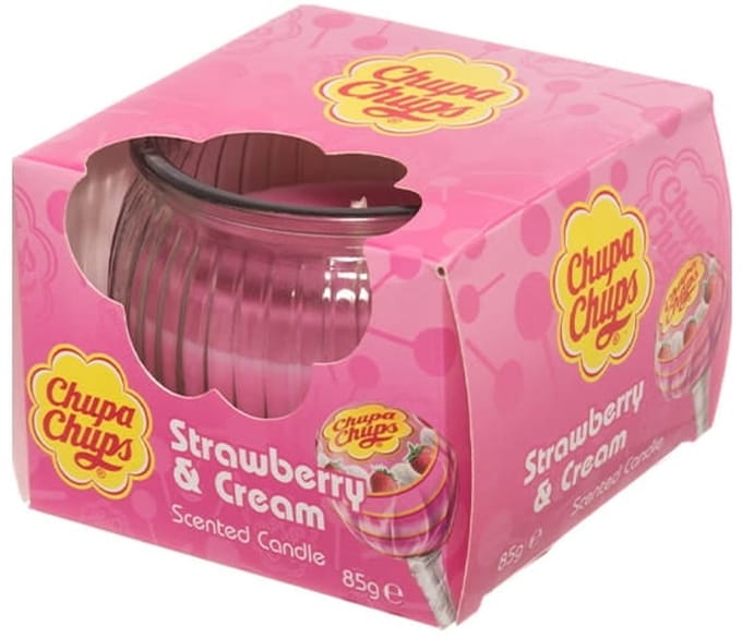 Chupa Chups Geurkaars 85g - Strawberry & Cream