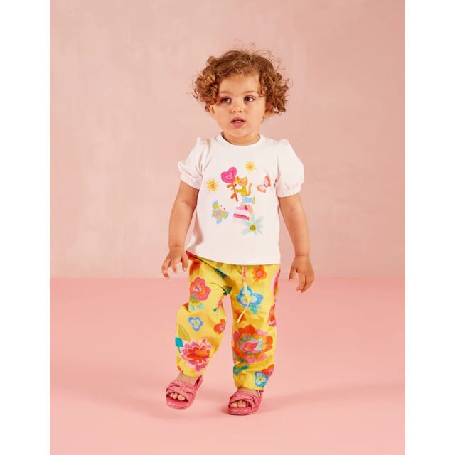 Oilily Tubby T-Shirt- maat80/18m Bright Wit