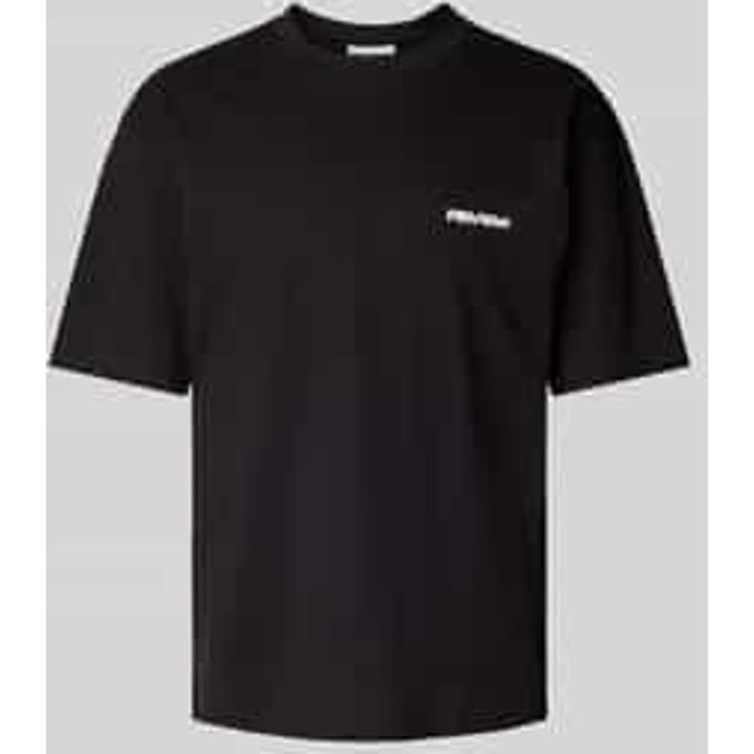 T-shirt met labelprint