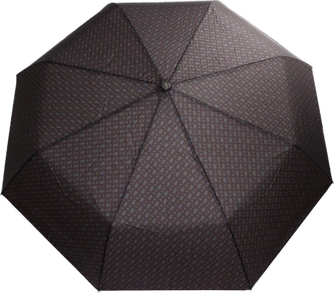BOSS Monogram - Paraplu 103 cm (donkergrijs)