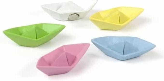 Magnet Paper Boat - set of 5 assorted