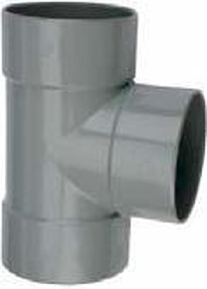 PVC RIOOL T-STUK 87° 40 MM