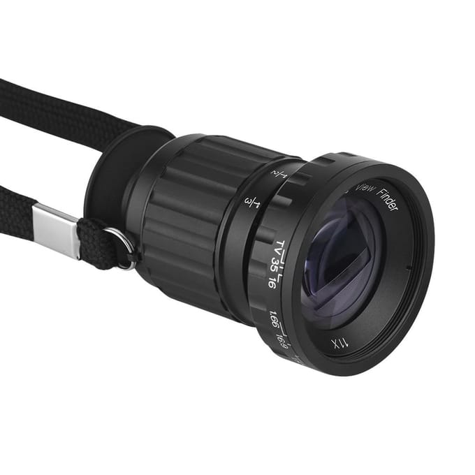 Draagbare 11X Micro Vergroting Regisseur Zoeker Zoeker Scène Viewer Mini 41mm Voorkant zwart