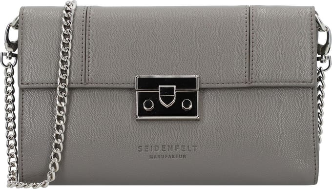 SEIDENFELT MANUFAKTUR Koppeling Avondtas Roros Clutch Grey Grijs
