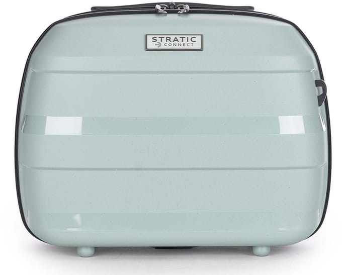 Stratic Cosmetische tas Reistas Straw + Beauty Case Mint Mintgroen
