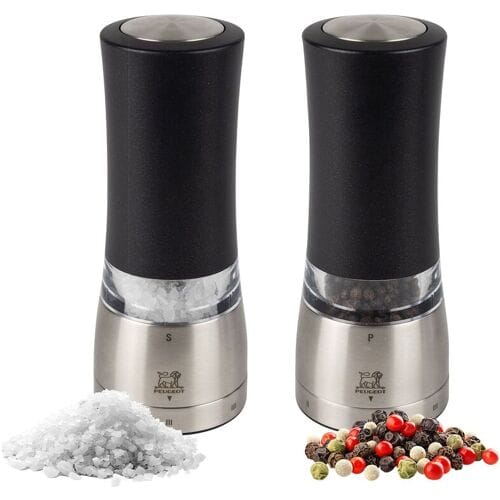 PEUGEOT DAMAN - Peper & Zoutmolens Elektrisch - RVS/Acryl - Hoogte: 160mm