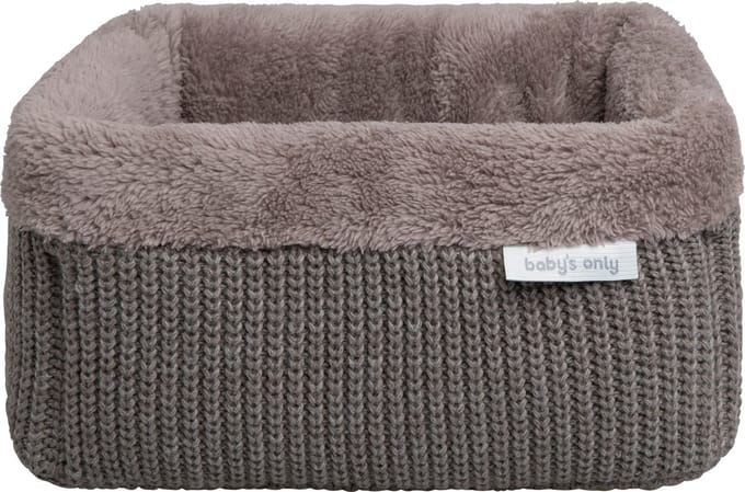 Baby's Only Gebreide commodemandje - Opbergmandje - Commode organizer - Babykamer accessoires Hope - Hazel Brown