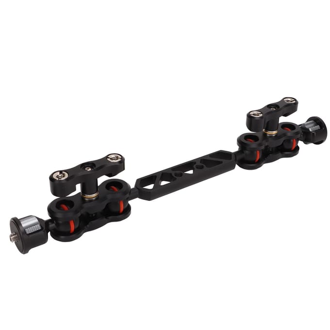 Articulerende Arm Aluminiumlegering 11in Verlengd Verstelbare Articulerende Kogelkop Verlengstuk voor black