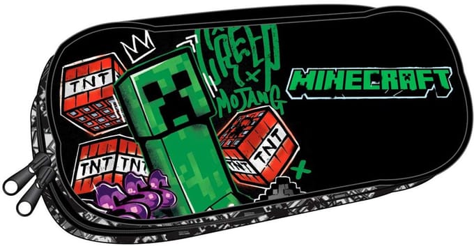 Minecraft Etui - Pennenzak - Metro Art 23 CM - 2 vakken