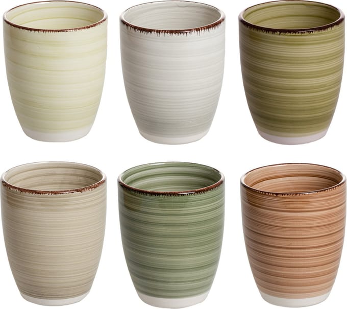 Studio Tavola Koffiekopjes Deep Forest 160 ml - 6 Stuks