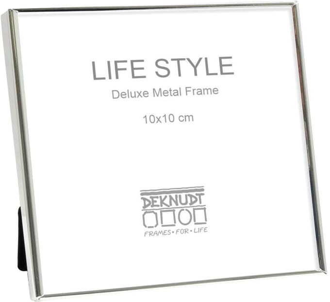Deknudt Frames fotolijst S58MS1 - zilver - metaal - 10x10 cm