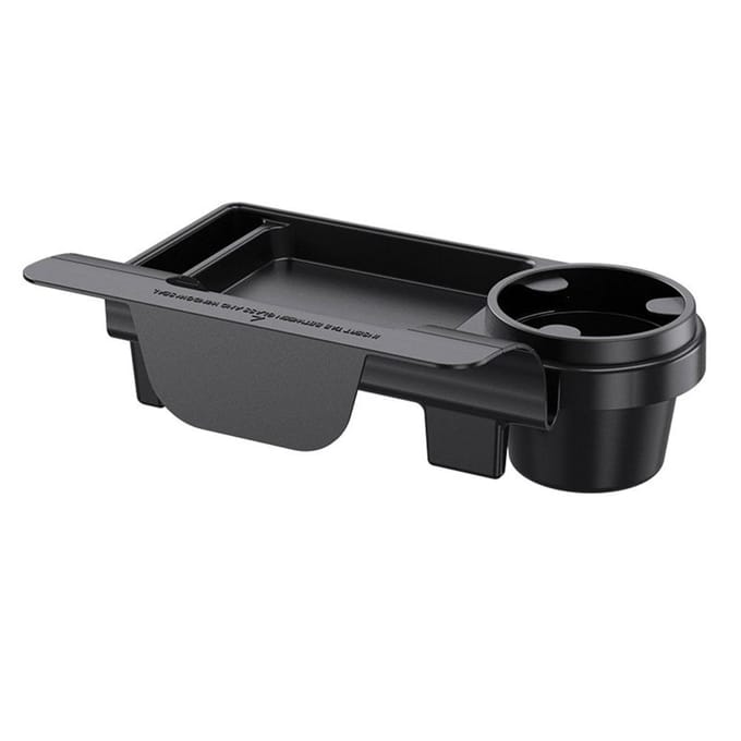 Deurvenster Telefoonhouder Hangende Organizer met Bekerhouder Auto Deur Opbergdoos Multifunctionele Auto Box Auto Accessoires zwart