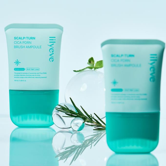 [lilyeve] Scalp Turn Cica PDRN Borstel Ampul 100ml gray