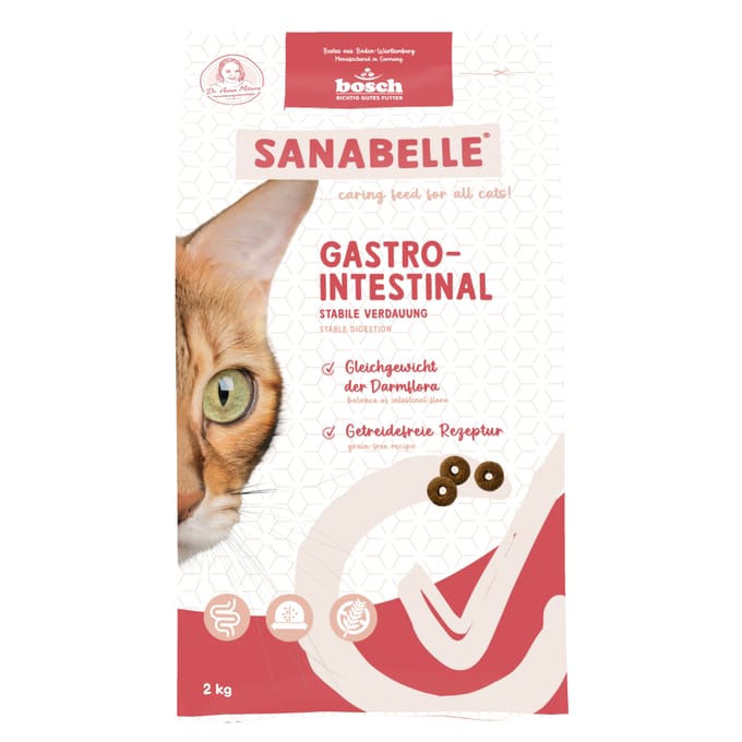 2kg Sanabelle Zorg Maag-Darm-Lever droogvoer voor katten