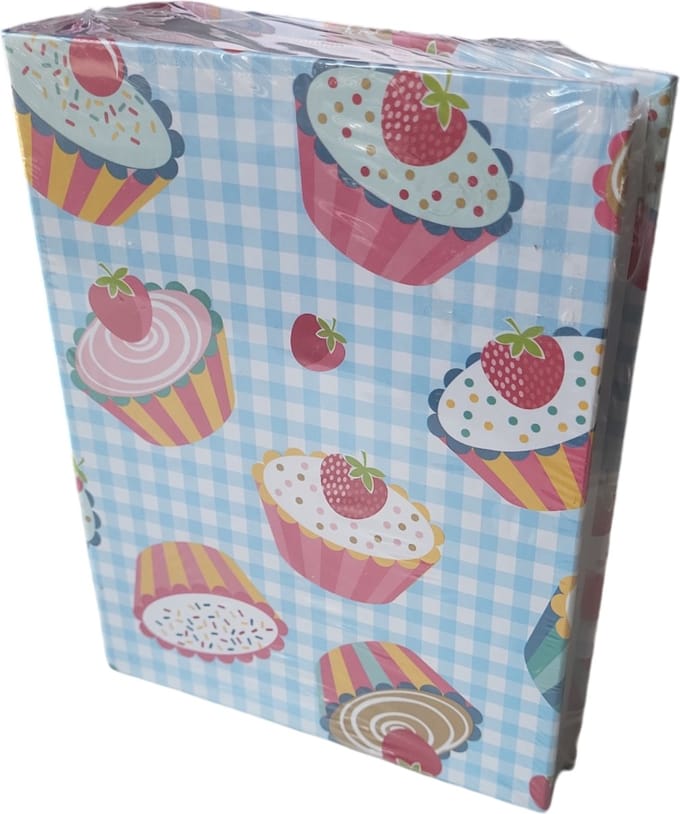 Foto insteek album Cupcake blauw