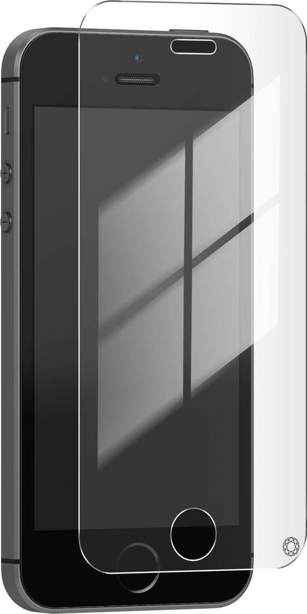 Force Case, Screenprotector geschikt voor iPhone SE / 5S / 5 - Oleophobic, Transparant