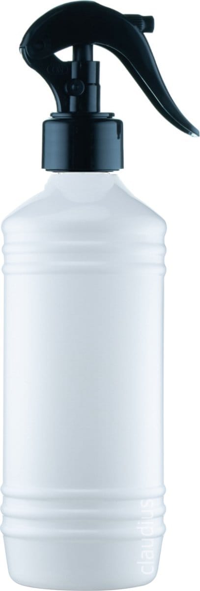 Lege Plastic Fles 500 ml PET - Wit - met luxe verstuiverdop - set van 10 stuks - navulbaar - leeg