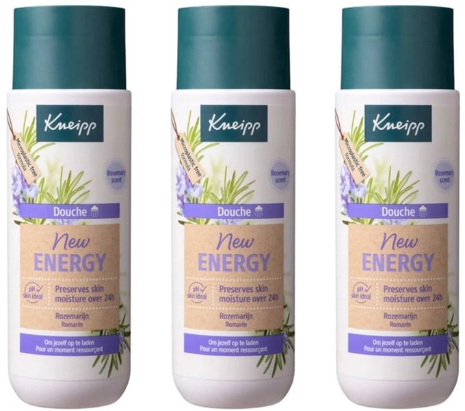 Kneipp - Douchegel - New Energy - 3 x 200 ml