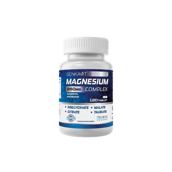 Senkavit Complexe de Magnésium avec Vitamine B6 120 Comprimés 1 PC