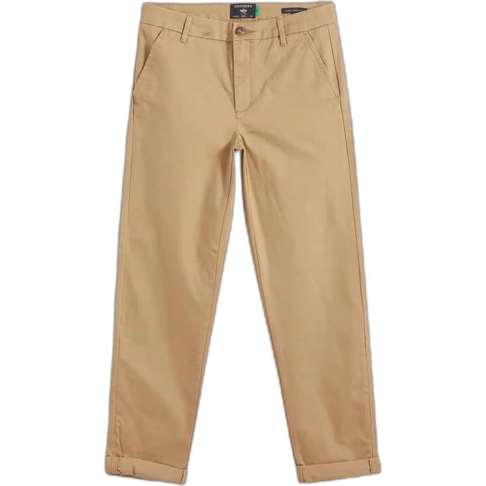 Dockers Weekend Regular Slim Ankle Fit Chino Broek Beige 33 / Extra Long Vrouw