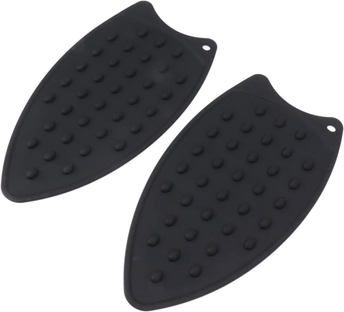 Strijkijzer Rustmat - Hittebestendige Mat - Strijken - Antislip Basis - 23x17 cm - Mat Zwart