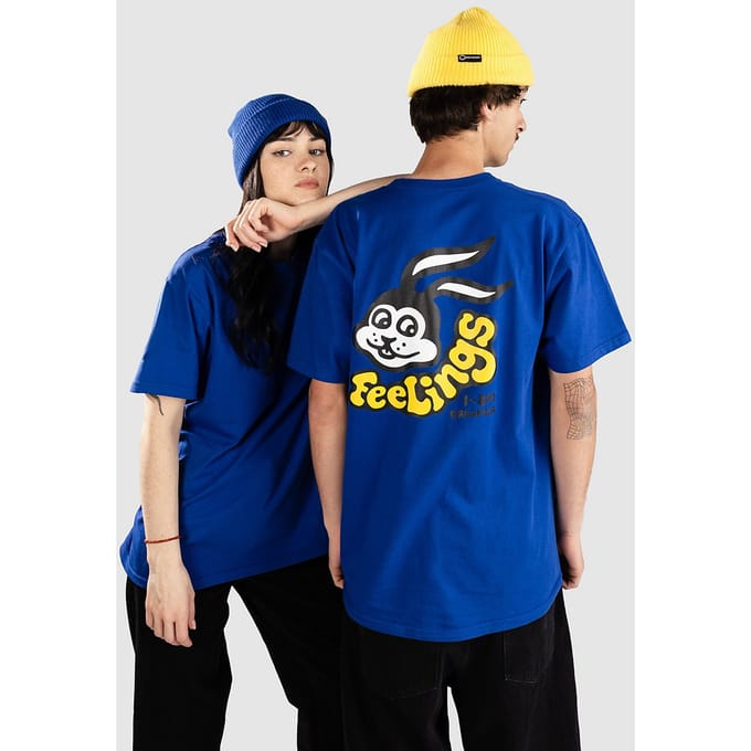 And Feelings Rabbit T-Shirt blauw