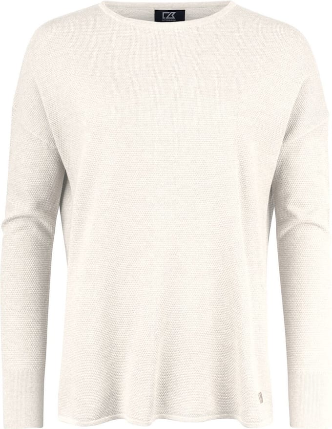 Cutter & Buck Carnation Sweater Dames 355427 - Offwhite - XL