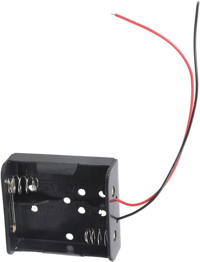 Batterij Houder - C Batterij - Elektronica Voeden - Hoge Sterkte Constructie - Single Cell - Zwart