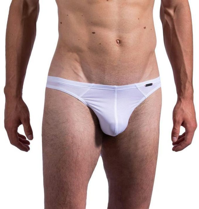 Olaf Benz String - 1000 White - maat M (M) - Heren Volwassenen - Polyamide- 1-05837-1000-M